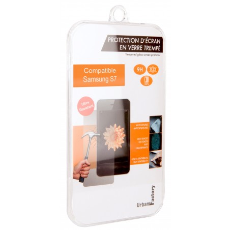 Urban Factory TGP09UF écran et protection arrière de téléphones portables Protection d'écran transparent Samsung 1 pièce(s)