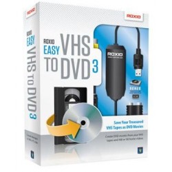 Roxio Easy VHS to DVD 3, Win, ML carte d'acquisition vidéo USB 2.0