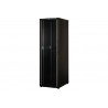 Baie Eco 16U 600x600 verre, metal, 2 flancs, 4Mts, Noir