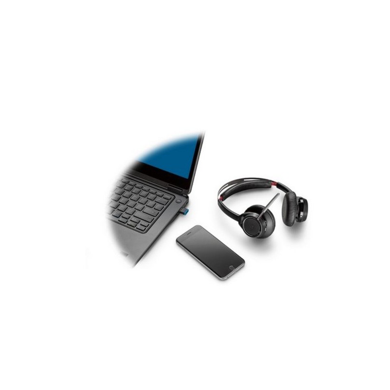 POLY Voyager Focus  UC B-825-M XS Casque sans fil Cert.Skype