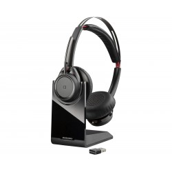 POLY Voyager Focus B825-M UC Casque Sans fil Arceau Appels Musique USB Type-A Bluetooth Noir