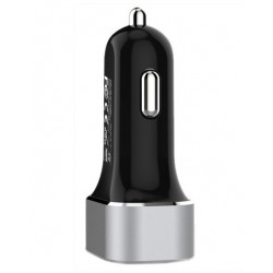 DLH DY-LI3345 chargeur d'appareils mobiles Ordinateur portable, Smartphone, Tablette Noir USB Auto