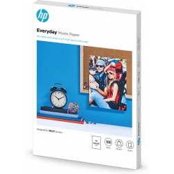 HP Papier photo Everyday, brillant, 200 g m2, A4 (210 x 297 mm), 100 feuilles