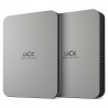 LaCie Mobile Drive (2022) disque dur externe 4 To Argent