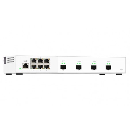 QNAP QSW-M2106-4S commutateur réseau Géré L2 2.5G Ethernet (100 1000 2500) Blanc