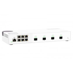 QNAP QSW-M2106-4S commutateur réseau Géré L2 2.5G Ethernet (100 1000 2500) Blanc