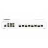 QNAP QSW-M2106-4C commutateur réseau Géré L2 2.5G Ethernet (100 1000 2500) Blanc