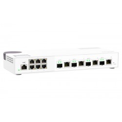 QNAP QSW-M2106-4C commutateur réseau Géré L2 2.5G Ethernet (100 1000 2500) Blanc