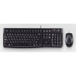 Logitech Desktop MK120 clavier Souris incluse USB QWERTY Espagnole Noir