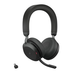 Jabra Evolve2 75 Casque Sans fil Arceau Bureau Centre d'appels Bluetooth Noir