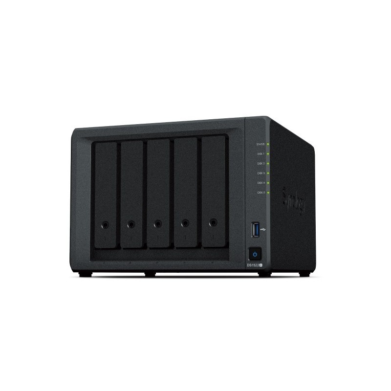 Synology DiskStation DS1522+ serveur de stockage NAS Tower Ethernet LAN Noir R1600