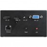 StarTech.com MOD4AVHD Passerelle de conférence audio AV 3840 x 2160 pixels Ethernet LAN Noir