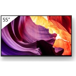 Sony FWD-55X80K affichage de messages 139,7 cm (55") LCD Wifi 450 cd m² 4K Ultra HD Noir Android 10