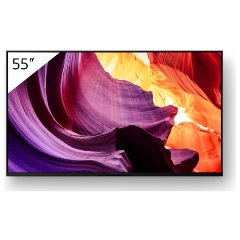 Sony FWD-55X80K affichage de messages 139,7 cm (55") LCD Wifi 450 cd m² 4K Ultra HD Noir Android 10