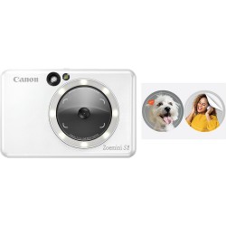 Canon Appareil photo couleur instantané Zoemini S2, Blanc perle