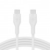 Belkin BOOST↑CHARGE Flex câble USB 1 m USB 2.0 USB C Blanc