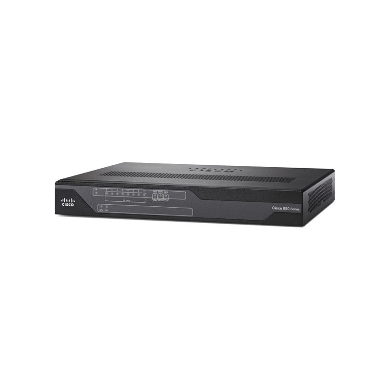 Cisco C897VAM-W-E-K9 routeur sans fil Gigabit Ethernet Bi-bande (2,4 GHz   5 GHz) Noir