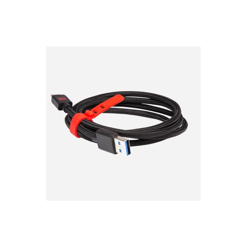 Crosscall USBC.BO.NN000 câble USB 1,2 m USB 3.2 Gen 1 (3.1 Gen 1) USB A Noir, Rouge