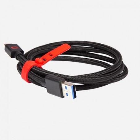 Crosscall USBC.BO.NN000 câble USB 1,2 m USB 3.2 Gen 1 (3.1 Gen 1) USB A Noir, Rouge