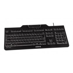 CHERRY KC 1000 SC clavier USB AZERTY Belge Noir