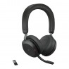 Jabra Evolve2 75 Casque Sans fil Arceau Bureau Centre d'appels Bluetooth Socle de chargement Noir