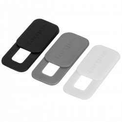 Targus AWH025GL accessoire de webcam Couvercle de protection de propriété Noir, Gris, Blanc