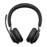 Jabra Evolve2 65, UC Stereo Casque Sans fil Arceau Bureau Centre d'appels USB Type-C Bluetooth Noir