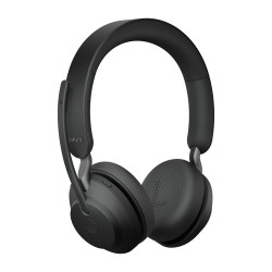 Jabra Evolve2 65, UC Stereo Casque Sans fil Arceau Bureau Centre d'appels USB Type-C Bluetooth Noir