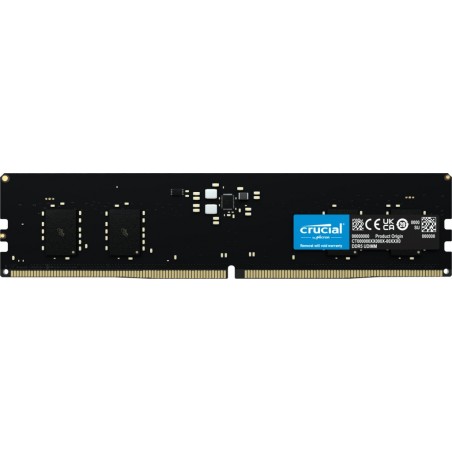 Crucial CT8G48C40U5 module de mémoire 8 Go 1 x 8 Go DDR5 4800 MHz ECC