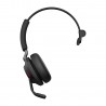 Jabra Evolve2 65, MS Mono Casque Sans fil Arceau Bureau Centre d'appels USB Type-A Bluetooth Noir