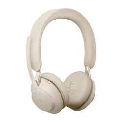 Jabra Evolve2 65, MS Stereo Casque Sans fil Arceau Bureau Centre d'appels USB Type-A Bluetooth Beige