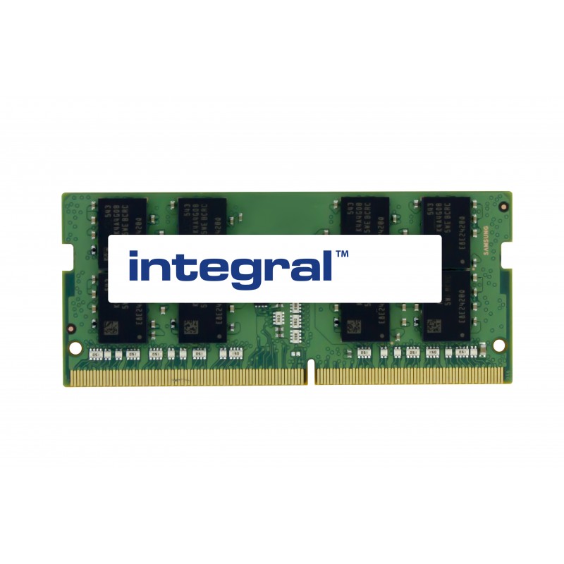 Integral 16GB LAPTOP RAM MODULE DDR4 2666MHZ PC4-21333 UNBUFFERED NON-ECC SODIMM 1.2V 1Gx8 CL19 module de mémoire 16 Go 1 x 16