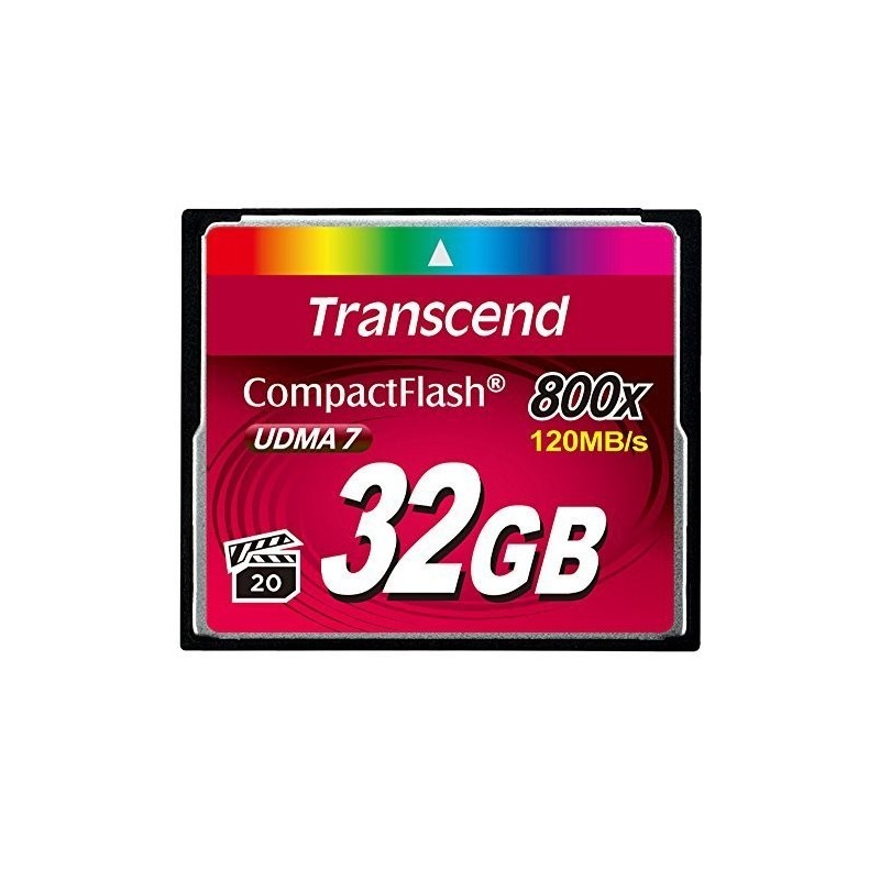 Transcend TS32GCF800 mémoire flash 32 Go CompactFlash MLC