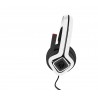 HP 6MF36AA Casque Avec fil Arceau Jouer USB Type-A Blanc