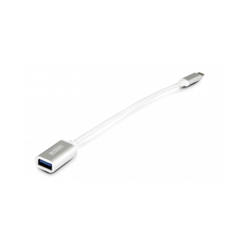 Urban Factory AUU01UF câble USB USB C USB A Gris, Blanc