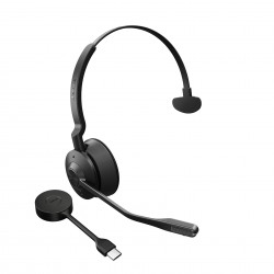 Jabra Engage 55 Casque Sans fil Arceau Bureau Centre d'appels Bluetooth Socle de chargement Noir