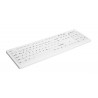 CHERRY AK-C8100F-FU1-W FR clavier RF sans fil AZERTY Français Blanc