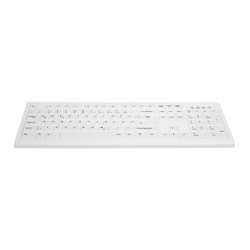 CHERRY AK-C8100F-FU1-W FR clavier RF sans fil AZERTY Français Blanc