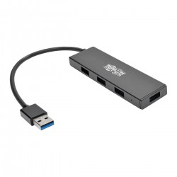 Tripp Lite U360-004-SLIM hub & concentrateur USB 3.2 Gen 1 (3.1 Gen 1) Type-A 5000 Mbit s Noir