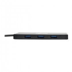 Tripp Lite U360-004-SLIM hub & concentrateur USB 3.2 Gen 1 (3.1 Gen 1) Type-A 5000 Mbit s Noir