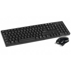 Dacomex 225110 clavier Souris incluse USB AZERTY Français Noir