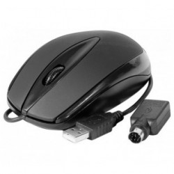 Hypertec 225113-HY souris Ambidextre USB Type-A + PS 2 Optique 800 DPI