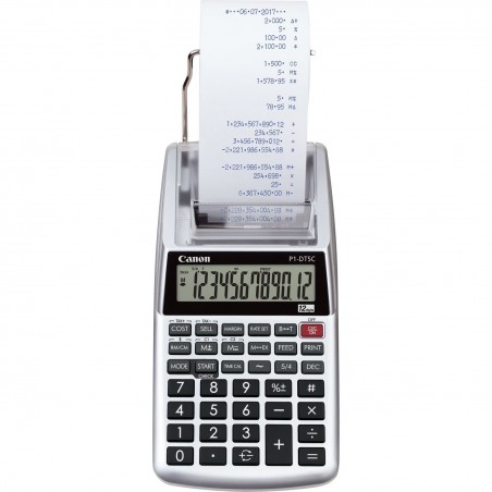 Canon P1-DTSC II EMEA HWB calculatrice Bureau Calculatrice imprimante Gris