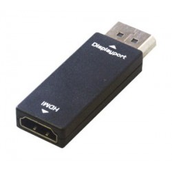 MCL Adapteur DisplatPort   HDMI DisplayPort M HDMI FM Noir