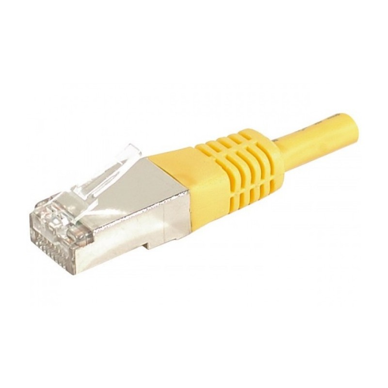 EXC 859572 câble de réseau Jaune 25 m Cat6a F UTP (FTP)