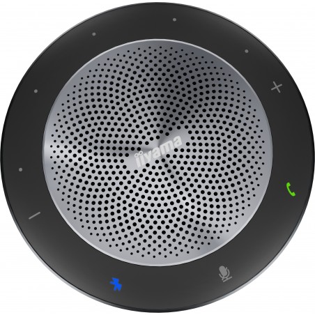 iiyama UC SPK01L enceinte de conférences Bluetooth Noir, Gris 4.2+EDR