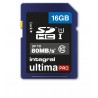 Integral 16GB ULTIMAPRO SDHC XC 80MB CLASS 10 UHS-I U1 16 Go SD