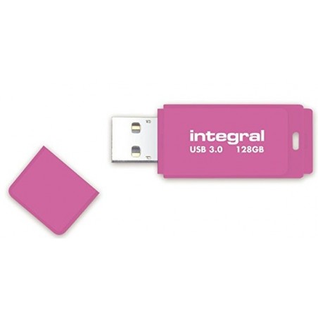 Integral NEON 3.0 lecteur USB flash 128 Go USB Type-A 3.2 Gen 1 (3.1 Gen 1) Rose