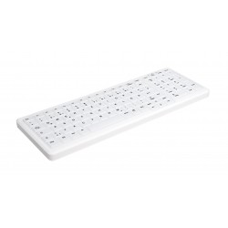 CHERRY AK-C7000 clavier FR sans fil +USB AZERTY Français Blanc