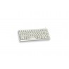 CHERRY G84-4100 COMPACT KEYBOARD Clavier filaire miniature, USB PS2, gris clair, AZERTY - FR